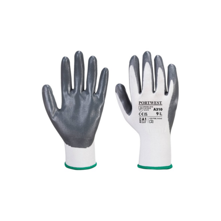 Grey & White Glove